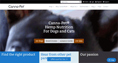 Desktop Screenshot of canna-pet.com